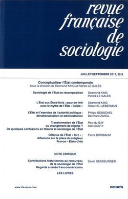 Revue française de sociologie n.52-3