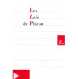 REVUE FRANCAISE D'HISTOIRE DES IDEES POLITIQUES n.16 : les lois de Platon