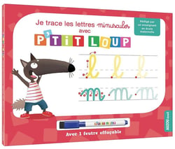 Je trace les lettres minuscules avec p'tit Loup
