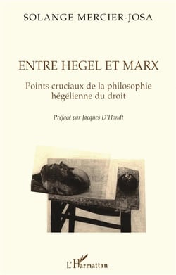 Entre Hegel et Marx - points cruciaux de la philosophie Hegelienne du droit