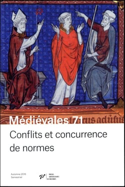 REVUE MEDIEVALES n.71 : conflits et concurrences de normes