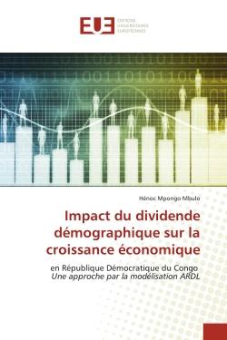Impact du dividende démographique sur la croissance économique : en République Démocratique du Congo Une approche par la modélisation ARDL