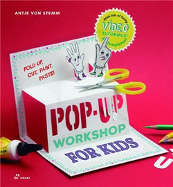 Pop-up workshop for kids - fold, cut, paint and glue