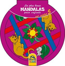 Les plus beaux Mandalas pour les enfants - serie n°1 - Volume Violet_5