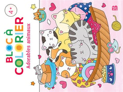 Bloc a colorier : adorables animaux