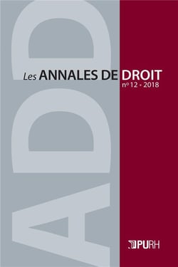 Les Les Annales de droit, n° 12/2018