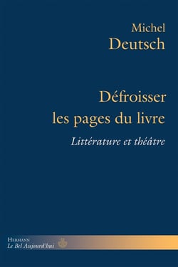 Défroisser les pages du livre : Littérature et théâtre