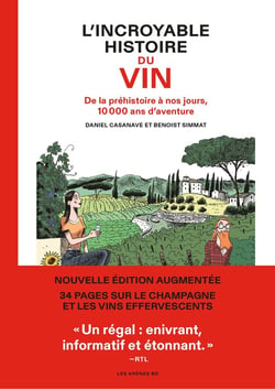 L'incroyable histoire du vin : de la préhistoire à nos jours, 10000 ans d'aventure (4e édition)