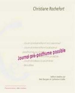 Journal pré- posthume possible