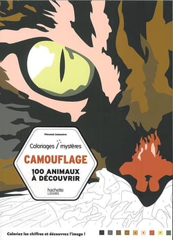 Coloriages mystères - camouflage - 100 animaux à découvrir