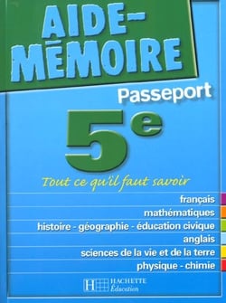Aide - memoire passeport 5e