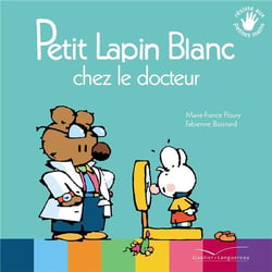 Petit lapin blanc chez le docteur