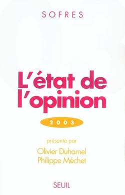 L'etat de l'opinion (2003)