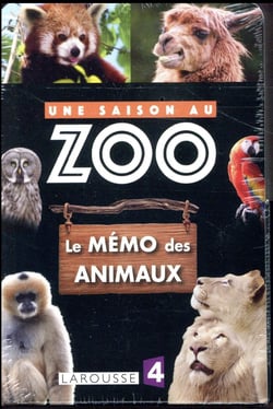 Memo des animaux UNE SAISON AU ZOO