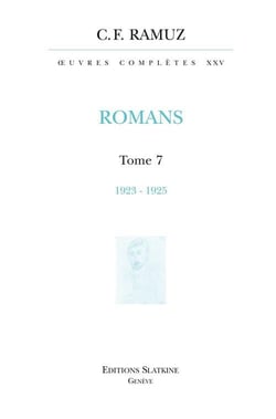Oeuvres complètes t.25 - romans t.7 - 1923-1925
