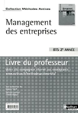 Management des entreprises - bts - 2ème année - livre du professeur