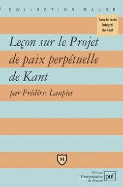 Leçon sur Projet de paix perpetuelle de Kant