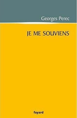 Je me souviens