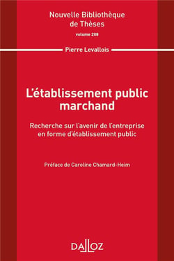 L'établissement public marchand : recherche sur l'avenir de l'entreprise en forme d'établissement public