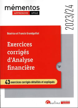 Exercices corrigés d'analyse financière (édition 2023/2024)