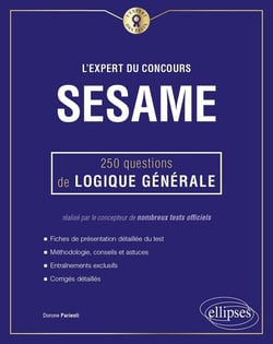 L'expert du concours SESAME - 250 questions de logique générale