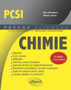 Chimie : PCSI