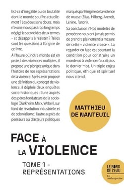 Face à la violence Tome 1 : Représentations