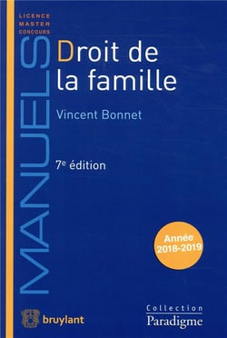 DROIT DE LA FAMILLE