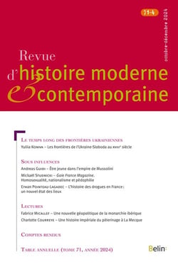 Revue d'Histoire Moderne et Contemporaine n.71