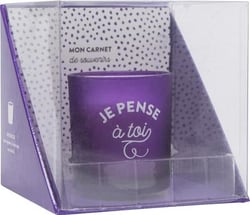 Bougie message Je pense à toi