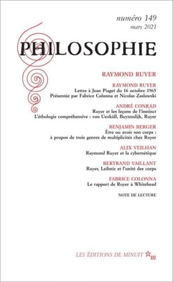 Revue Philosophie n.149 : Raymond Ruyer