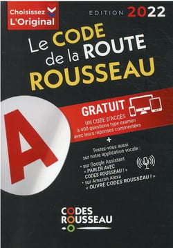 Code Rousseau : de la route B (édition 2022)
