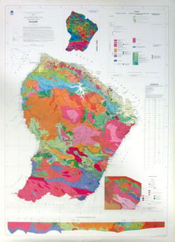 Carte géologique de la Guyane - sans notice
