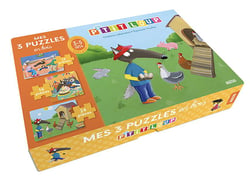 Coffret P'tit loup - Mes 3 puzzles en bois