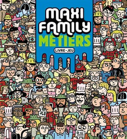 Maxi family métiers livre-jeu