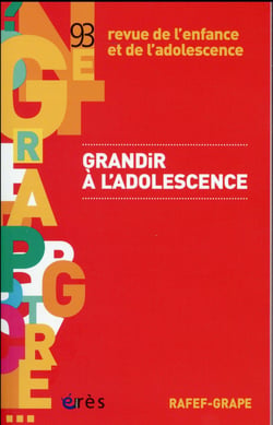 Revue de l'enfance et de l'adolescence n.93 : grandir à l'adolescence