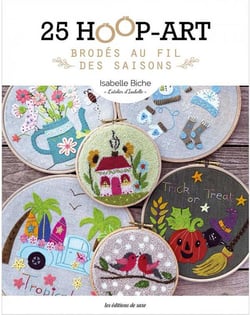 25 hoop-art brodés au fil des saisons
