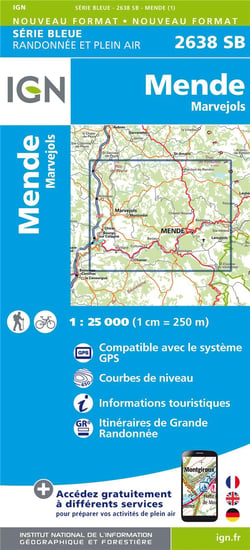 2638Sb Mende.Marvejols