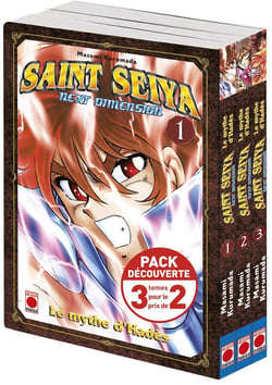 Pack découverte Saint Seiya Next Dimension T01 à T03