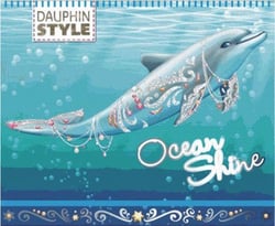 Dauphin style - ocean shine - carnet créatif