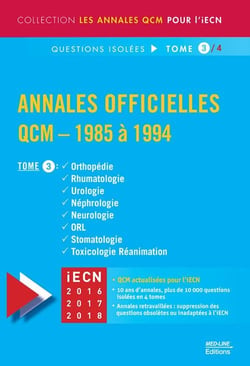 Annales officielles - QCM (édition 1985/1994) Tome 3