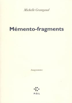 Memento-fragments - anagrammes