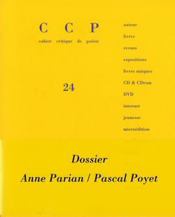 Cahier critique de poésie - ccp 24