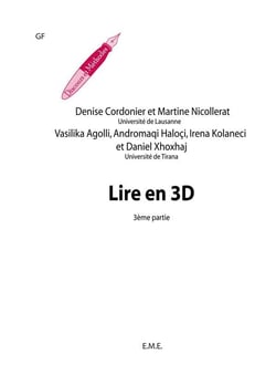 Lire en 3 D - recueil d'activités langagières modulées sur les textes t.3