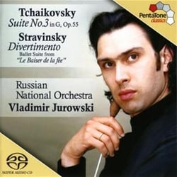 Tchaikovski : Suite N°3 op.55 - Stravinski : Divertimento tiré du ballet "le baiser de la fée"