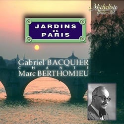 Berthomieu : Les jardins de Paris & mélodies - CD