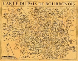 BOURBONNAIS EN 1615 50 CM X 38 CM