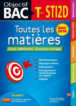 Objectif bac - toutes les matières - terminale sti2d