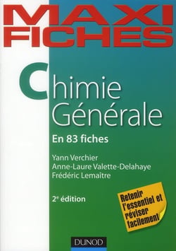 Maxi fiches de Chimie générale - 2e édition - 83 fiches