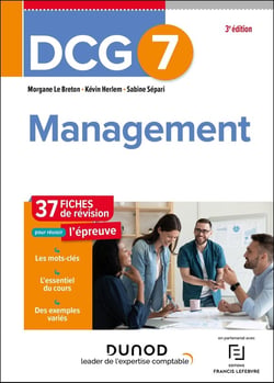DCG 7 : Management - Fiches de révision (édition 2024/2025)
